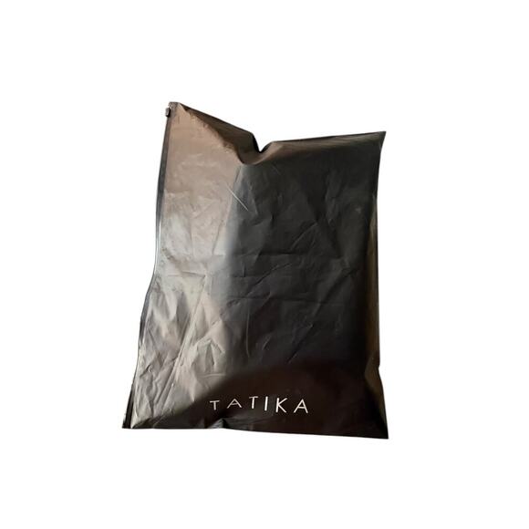 TATIKA long black cotton high waist jaens sz M - Picture 12 of 12